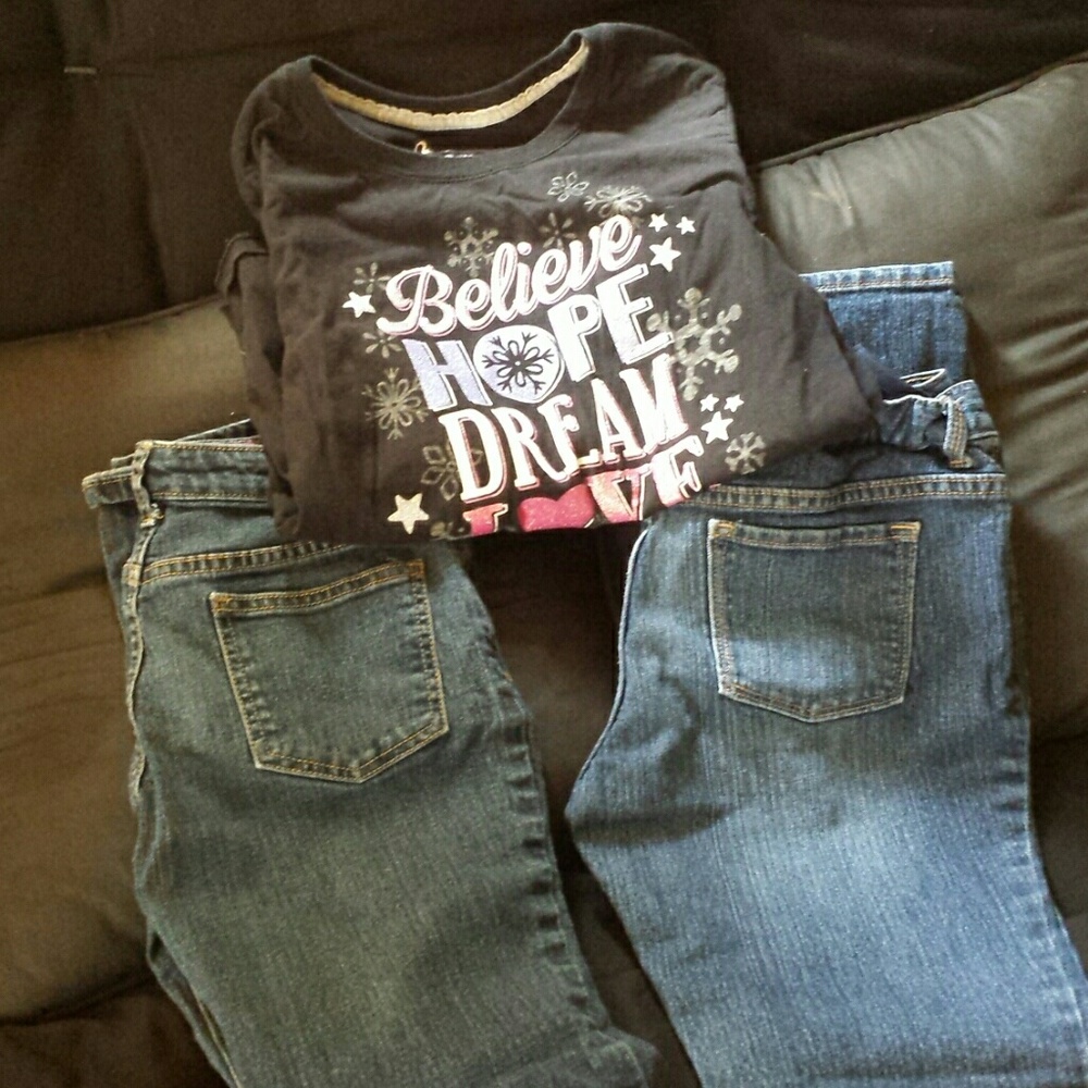 Girls size 14 jean bundle